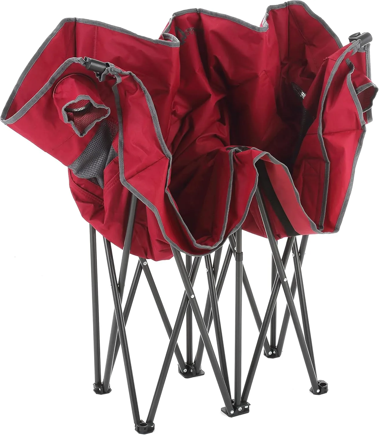 ARROWHEAD OUTDOOR Portable Folding Double Duo Camping Chair Loveseat w/ 2 Cup & Wine Glass Holder, Heavy-Duty Carrying Bag, Padded Seats & Armrests, Supports up to 650lbs, USA-Based Support