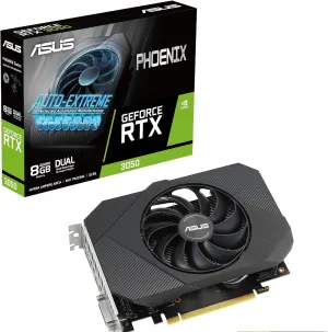ASUS Phoenix GeForce RTX™ 3050 V2 Graphics Card (PCIe 4.0, 8GB GDDR6, HDMI 2.1, DisplayPort 1.4a)