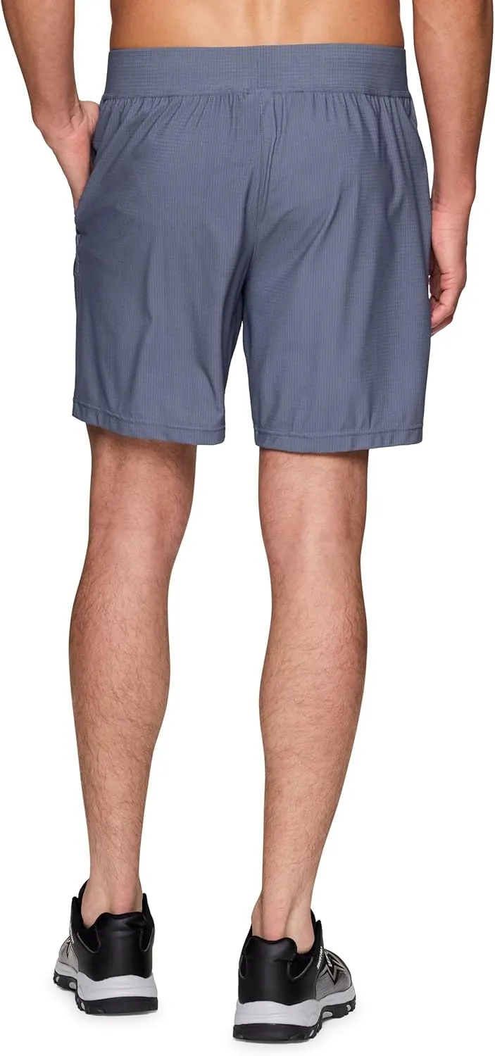 Avalanche Gym Shorts for Men, Breathable Stretch Jersey Quick Drying Workout Hiking Shorts with Pockets