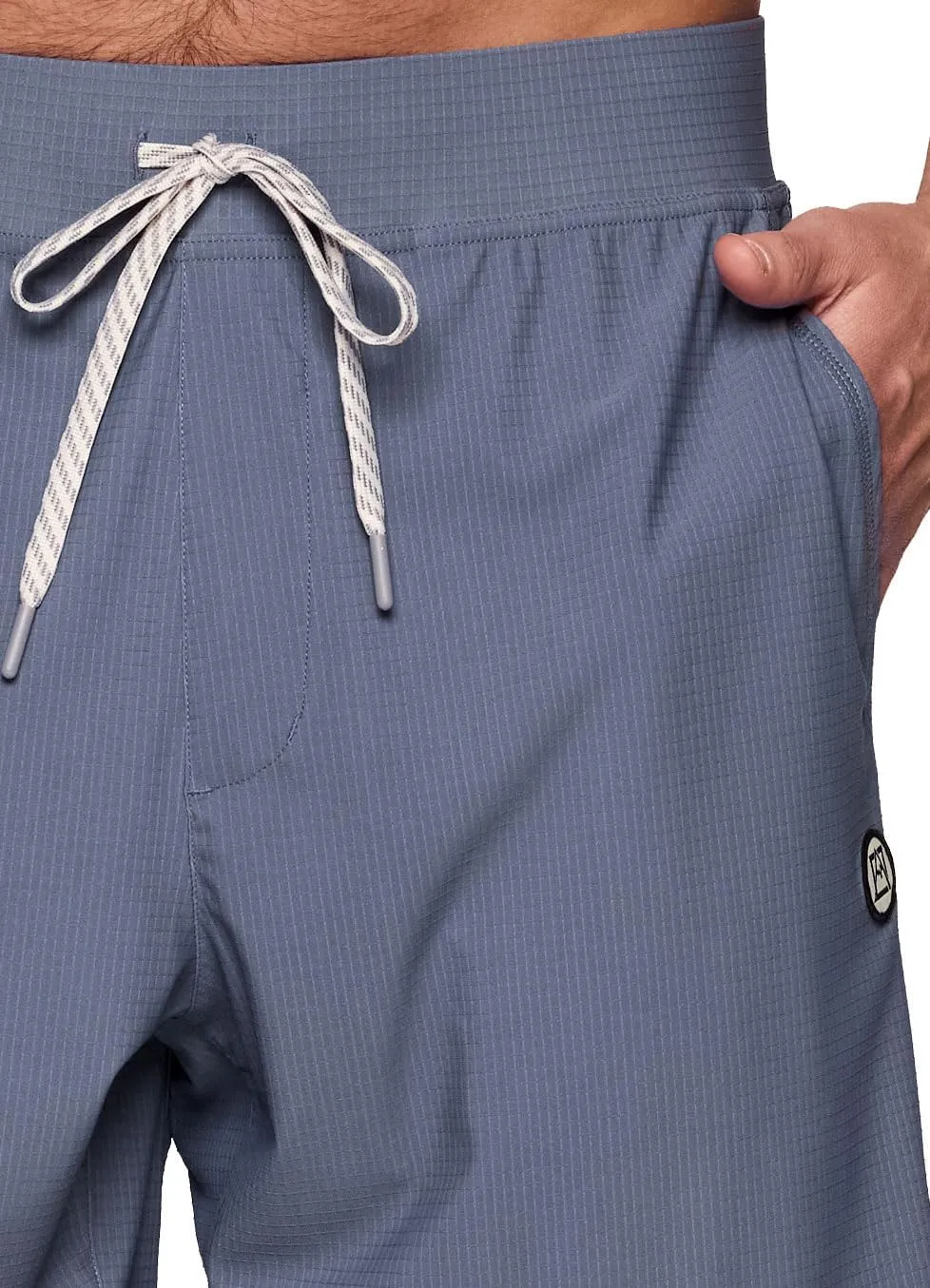 Avalanche Gym Shorts for Men, Breathable Stretch Jersey Quick Drying Workout Hiking Shorts with Pockets