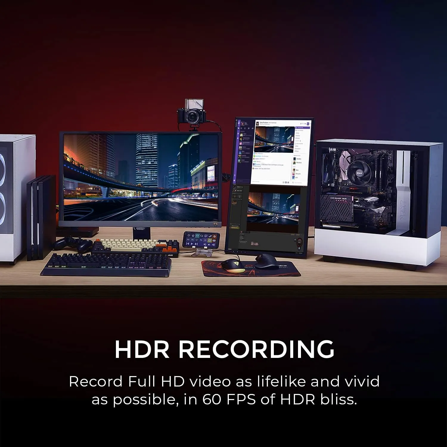 AVerMedia Live Gamer Duo. Dual HDMI 1080p PCIe Video Capture Card, Stream with 4k60 HDR and FHD 240fps Pass-Through, Work with DSLR, Xbox Series x/s, PS5, Nintendo Switch, Windows 11 (GC570D)