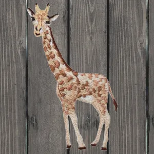Baby Giraffe Embroidered Patch — Iron On