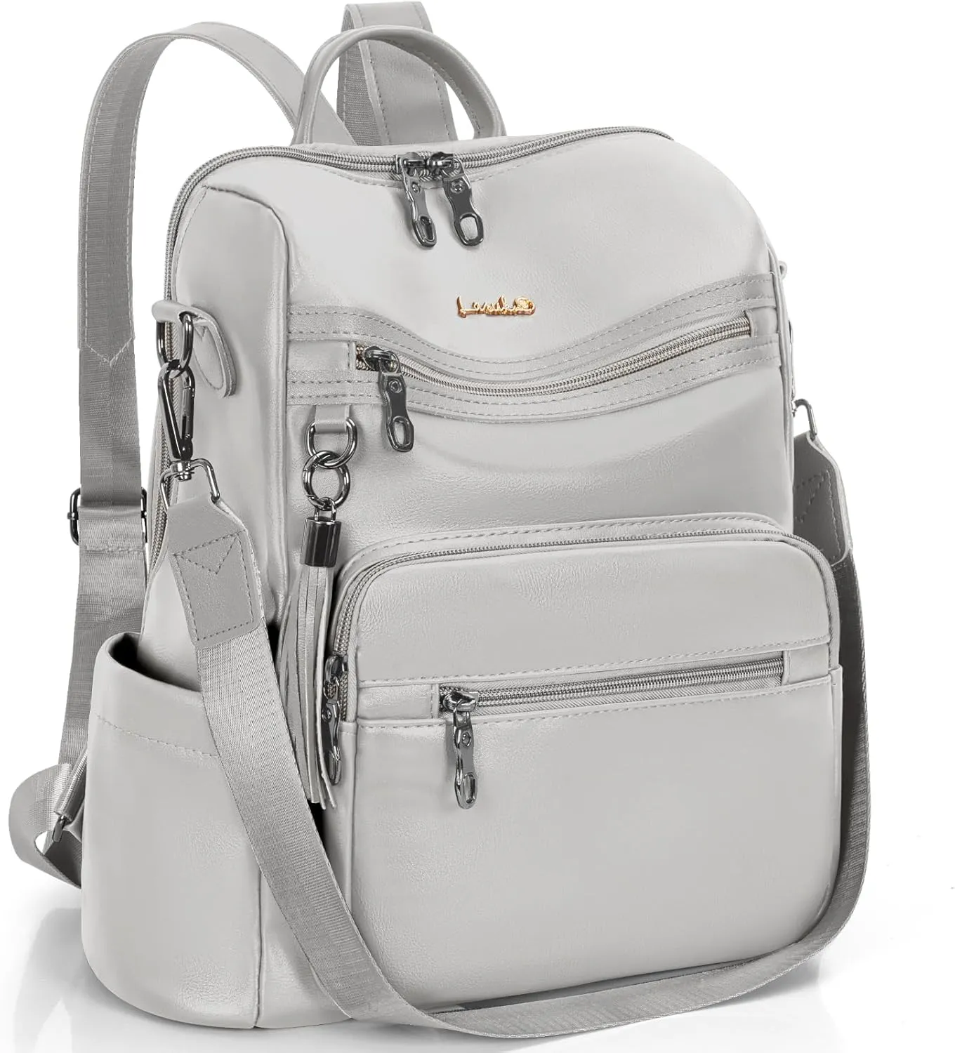 Backpack Purse for Women Travel Convertible Shoulder Tassel Bag Ladies Work Travel Handbags