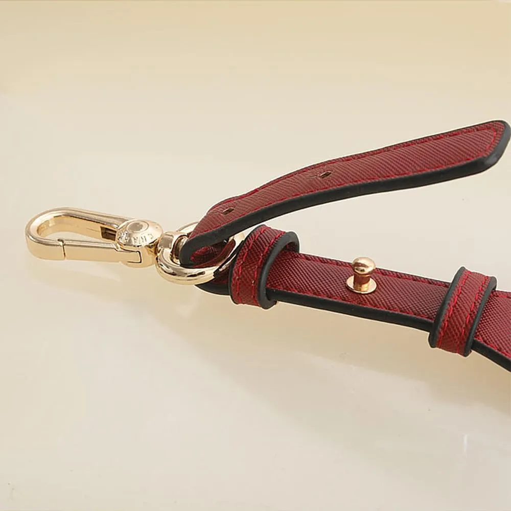 Bag Strap-Replacement Crossbody Bag Purse Faux Leather-Strap Shoulder Adjustable Replacement-Strap for Handbag Brown