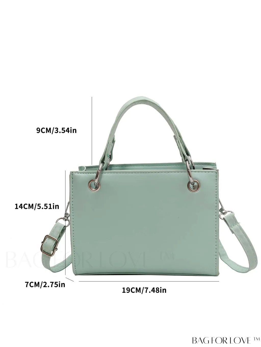 BagForLove - Minimalist Chic Tote: Solid Color & Timeless Style