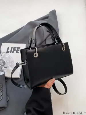 BagForLove - Minimalist Chic Tote: Solid Color & Timeless Style
