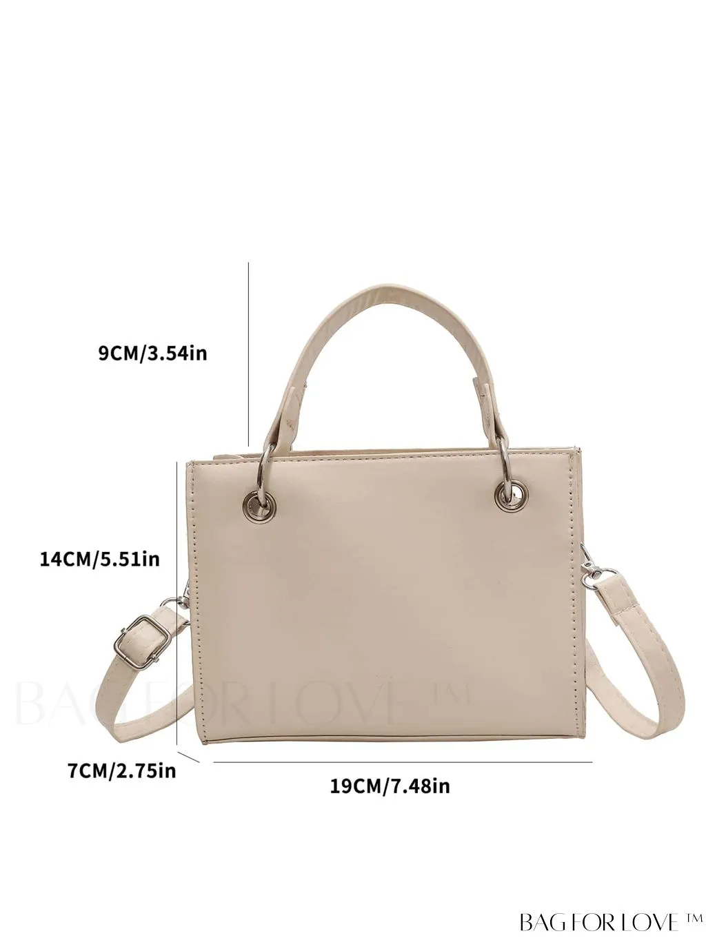 BagForLove - Minimalist Chic Tote: Solid Color & Timeless Style
