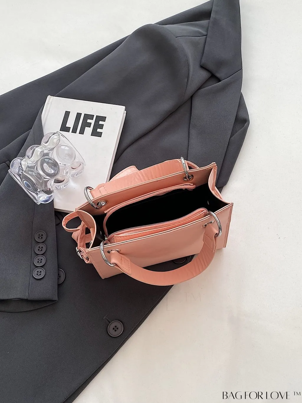 BagForLove - Minimalist Chic Tote: Solid Color & Timeless Style