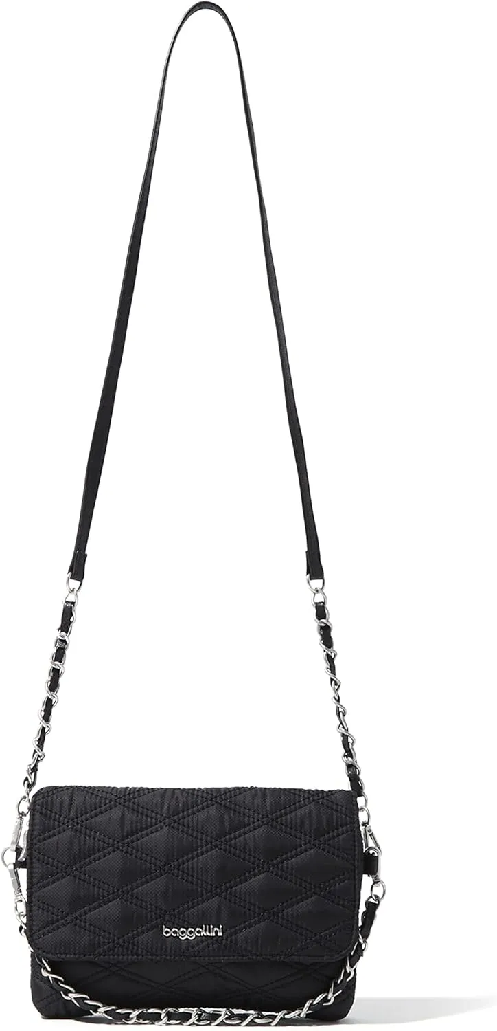 Baggallini Flap Crossbody with Chain