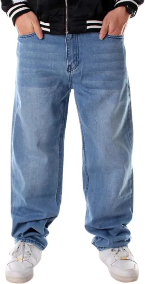 Baggy Pants Y2k Skater Jeans Wide Leg Jeans Men White Oversized Jeans