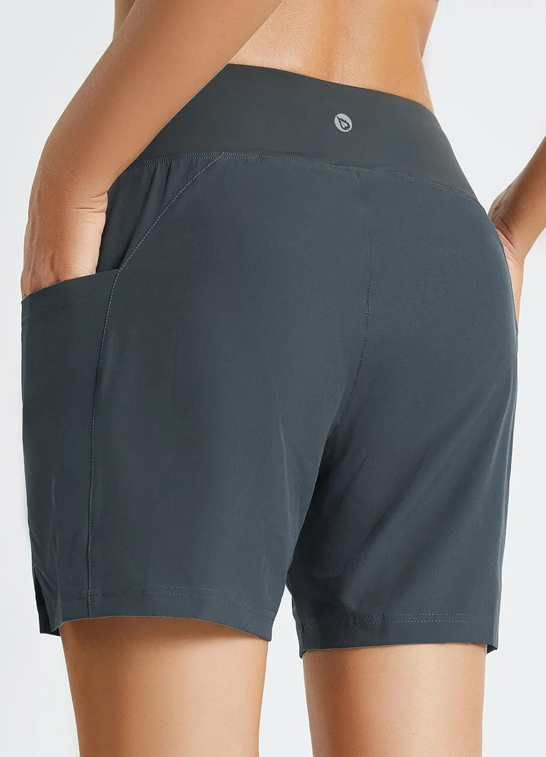 baleaf Women's 3''/ 5"/ 7" Quick Dry High Waisted Swim Board Shorts UPF 50  Swimsuit Bottom Trunks with Liner
