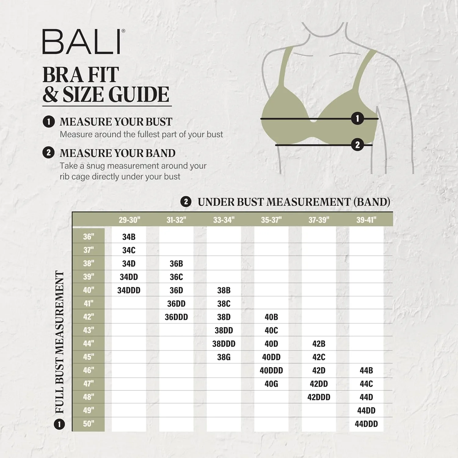 Bali Women's Breathe Lace Underwire Bra, Breathable 2-Ply Modal Bra, Convertible Straps