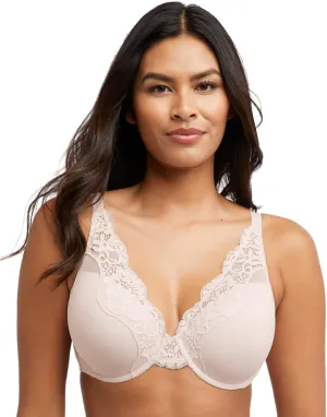 Bali Women's Lace Underwire Bra, One Smooth U Comfort Stretch Full-Coverage Convertible Bra