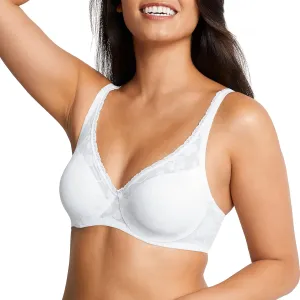Bali Women's Lace Underwire Bra, Passion For Comfort Convertible Bra, Soft Lace Bras