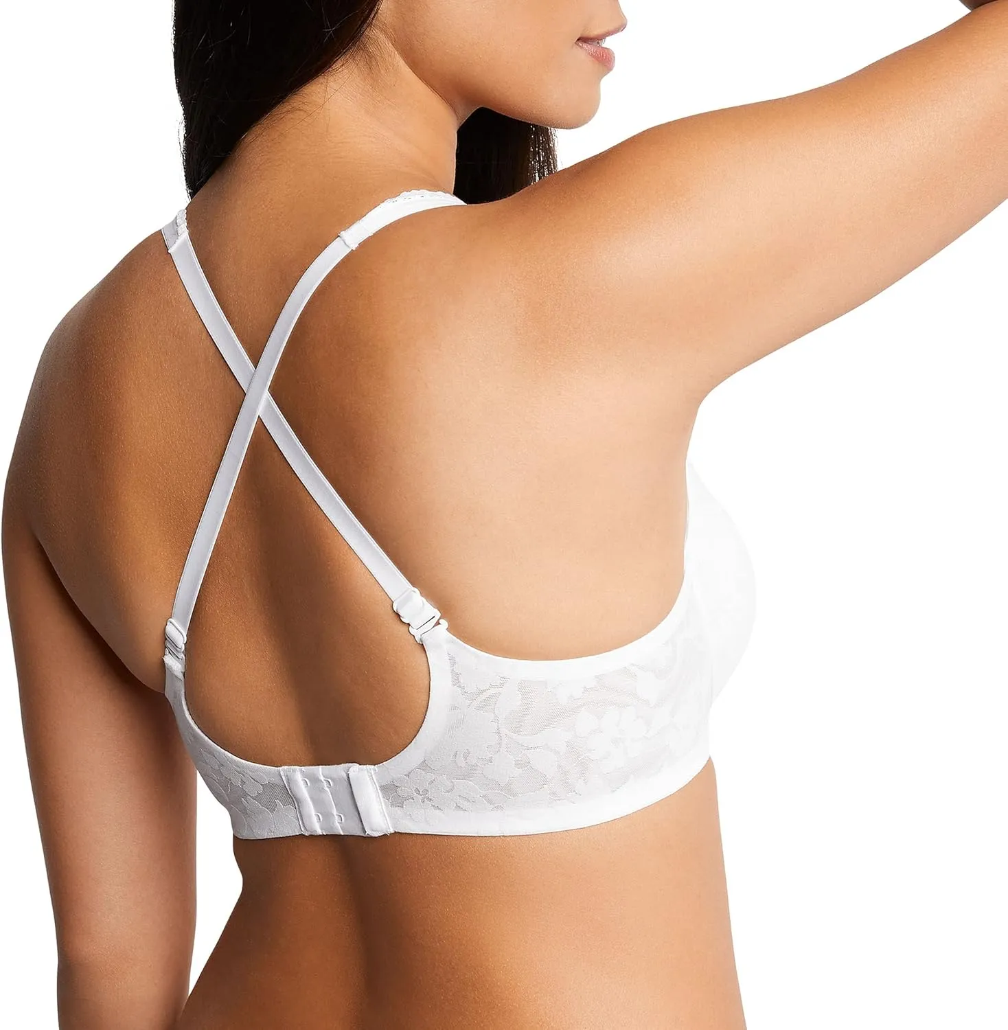 Bali Women's Lace Underwire Bra, Passion For Comfort Convertible Bra, Soft Lace Bras