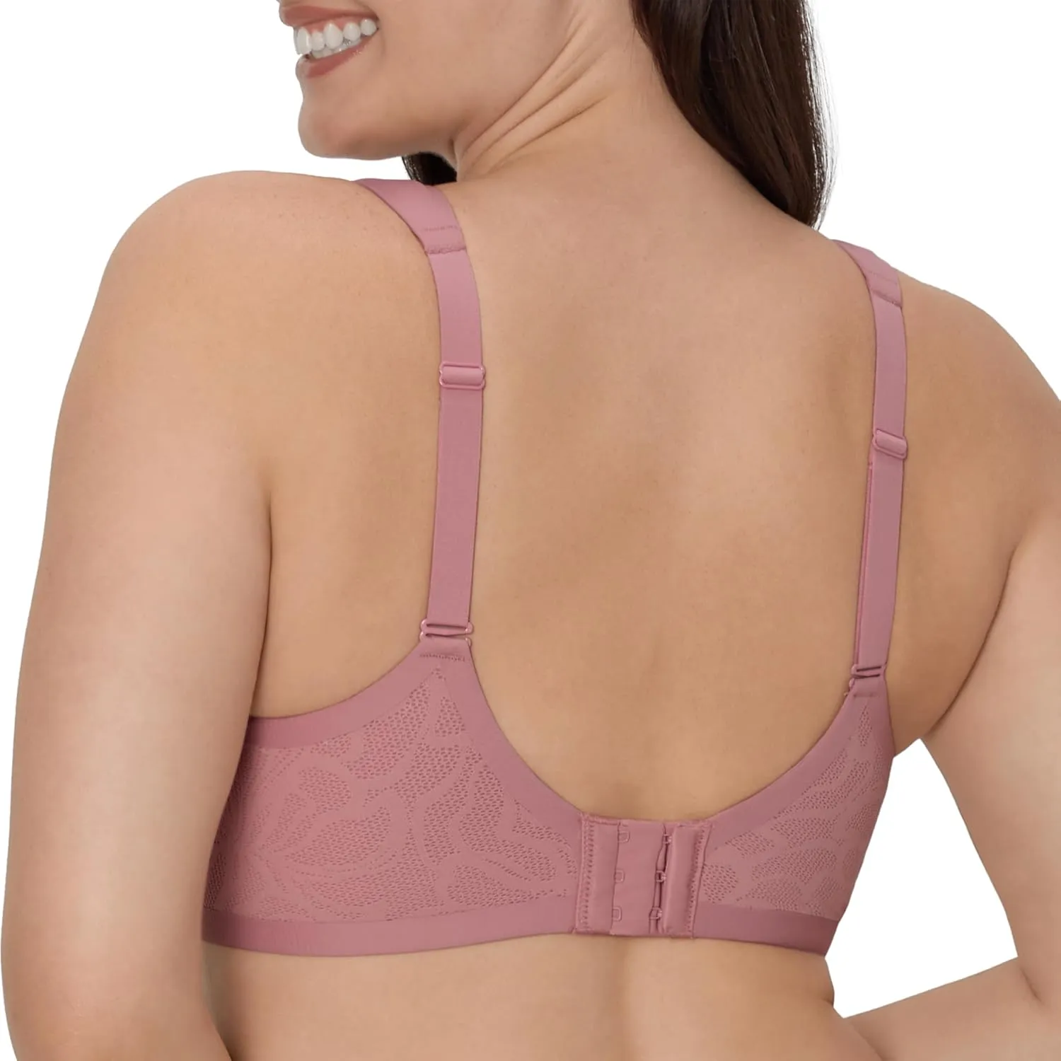 Bali Women's T-Shirt, Coolest Smoothing Underwire, Convertible Bra