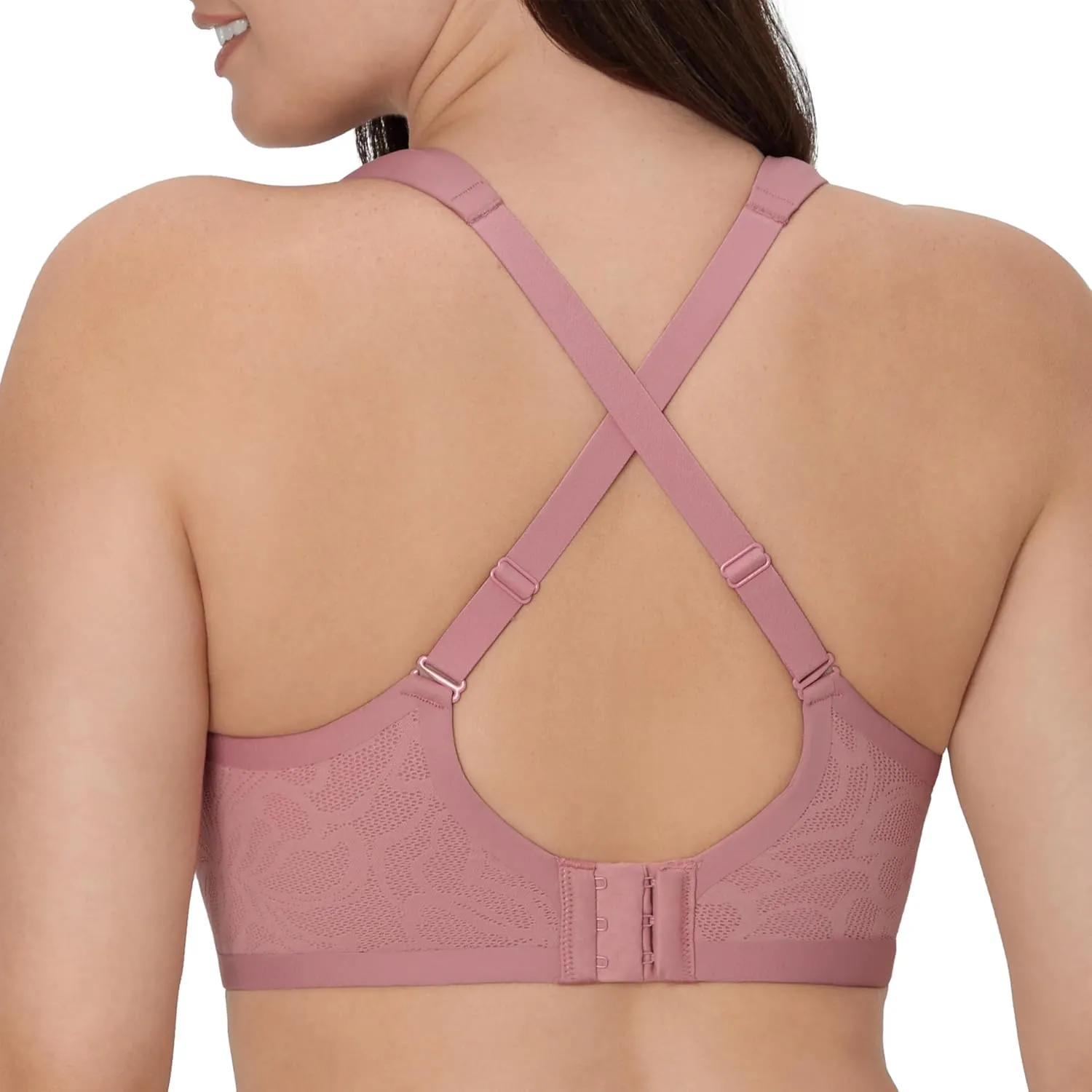 Bali Women's T-Shirt, Coolest Smoothing Underwire, Convertible Bra
