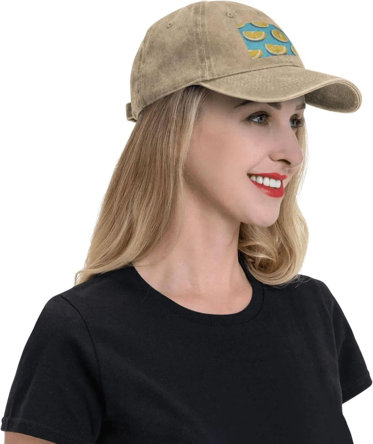 Baseball Cap Golf Dad Hat for Men Women Adjustable Baseball Hat Lemon Wedges Trucker Hat Cowboy Cap