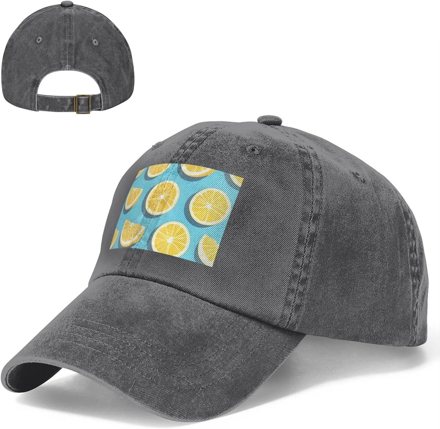 Baseball Cap Golf Dad Hat for Men Women Adjustable Baseball Hat Lemon Wedges Trucker Hat Cowboy Cap