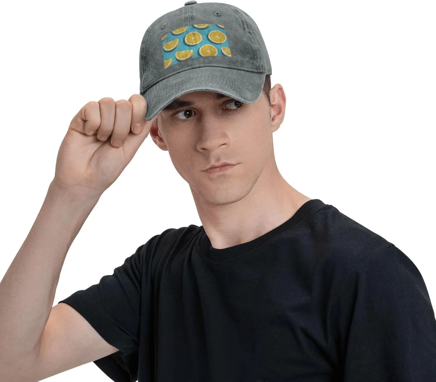 Baseball Cap Golf Dad Hat for Men Women Adjustable Baseball Hat Lemon Wedges Trucker Hat Cowboy Cap