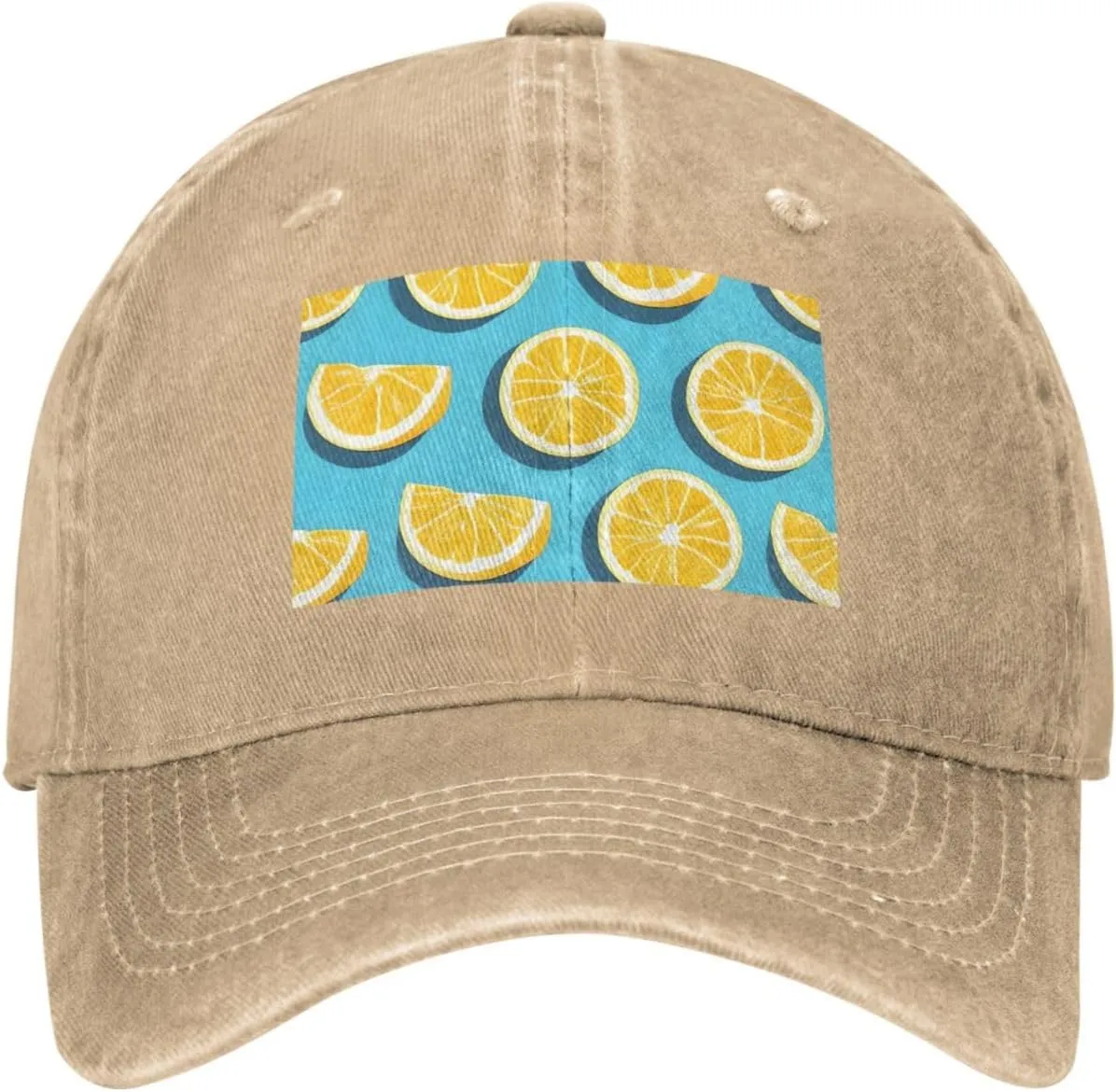 Baseball Cap Golf Dad Hat for Men Women Adjustable Baseball Hat Lemon Wedges Trucker Hat Cowboy Cap