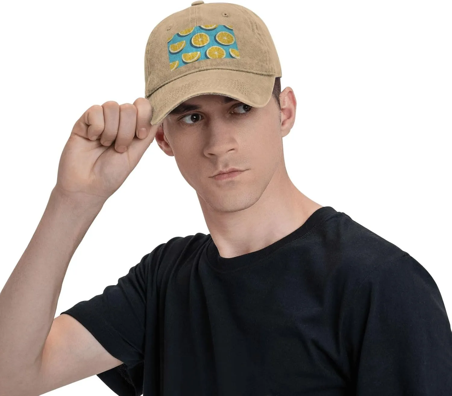Baseball Cap Golf Dad Hat for Men Women Adjustable Baseball Hat Lemon Wedges Trucker Hat Cowboy Cap