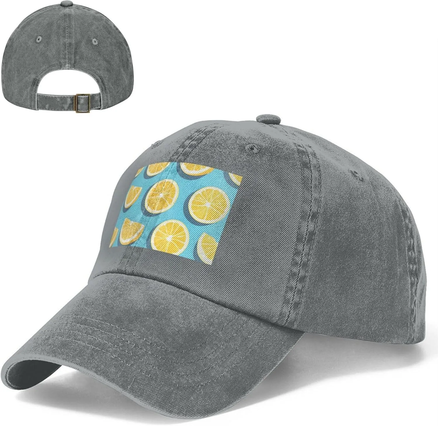 Baseball Cap Golf Dad Hat for Men Women Adjustable Baseball Hat Lemon Wedges Trucker Hat Cowboy Cap