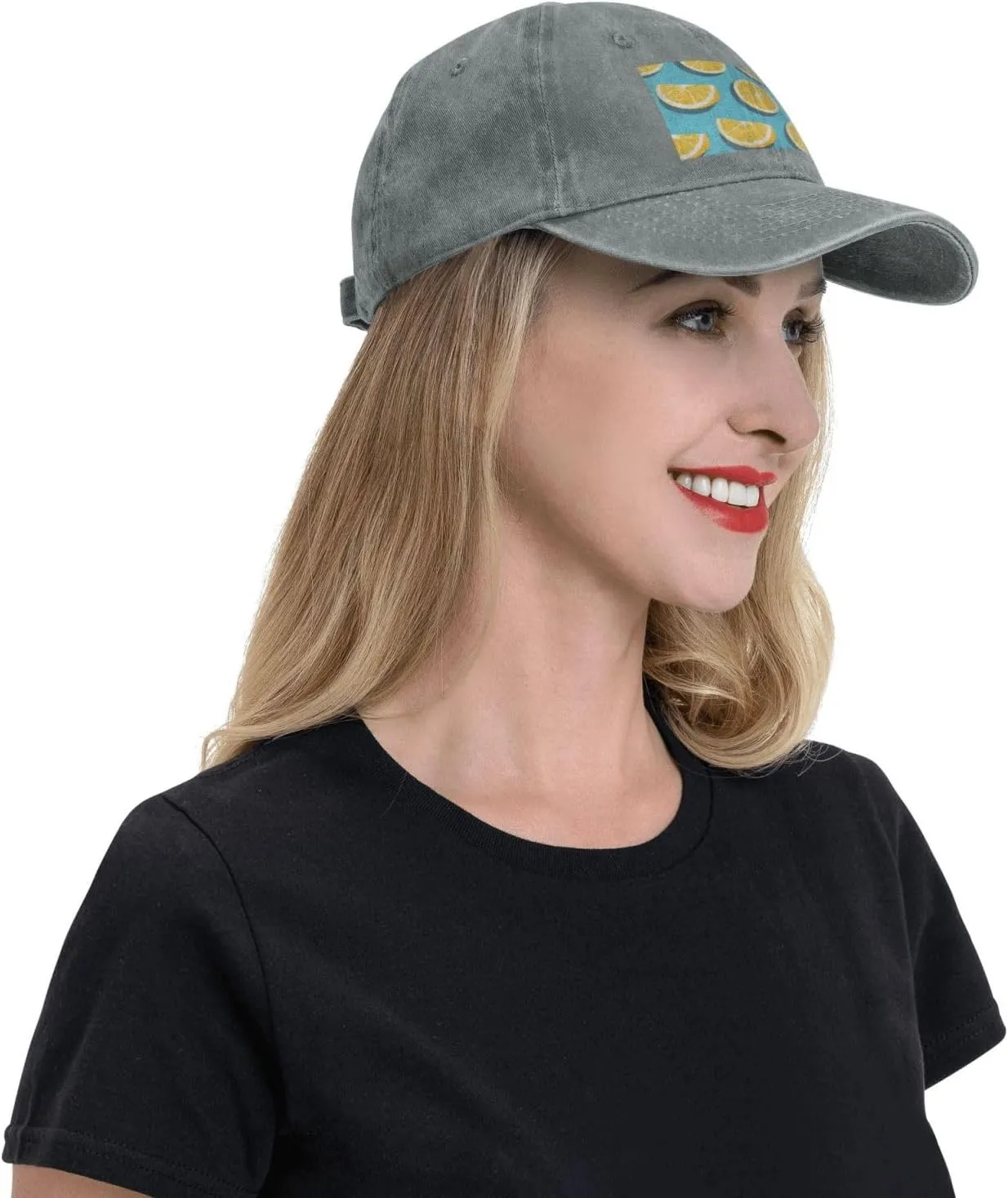 Baseball Cap Golf Dad Hat for Men Women Adjustable Baseball Hat Lemon Wedges Trucker Hat Cowboy Cap