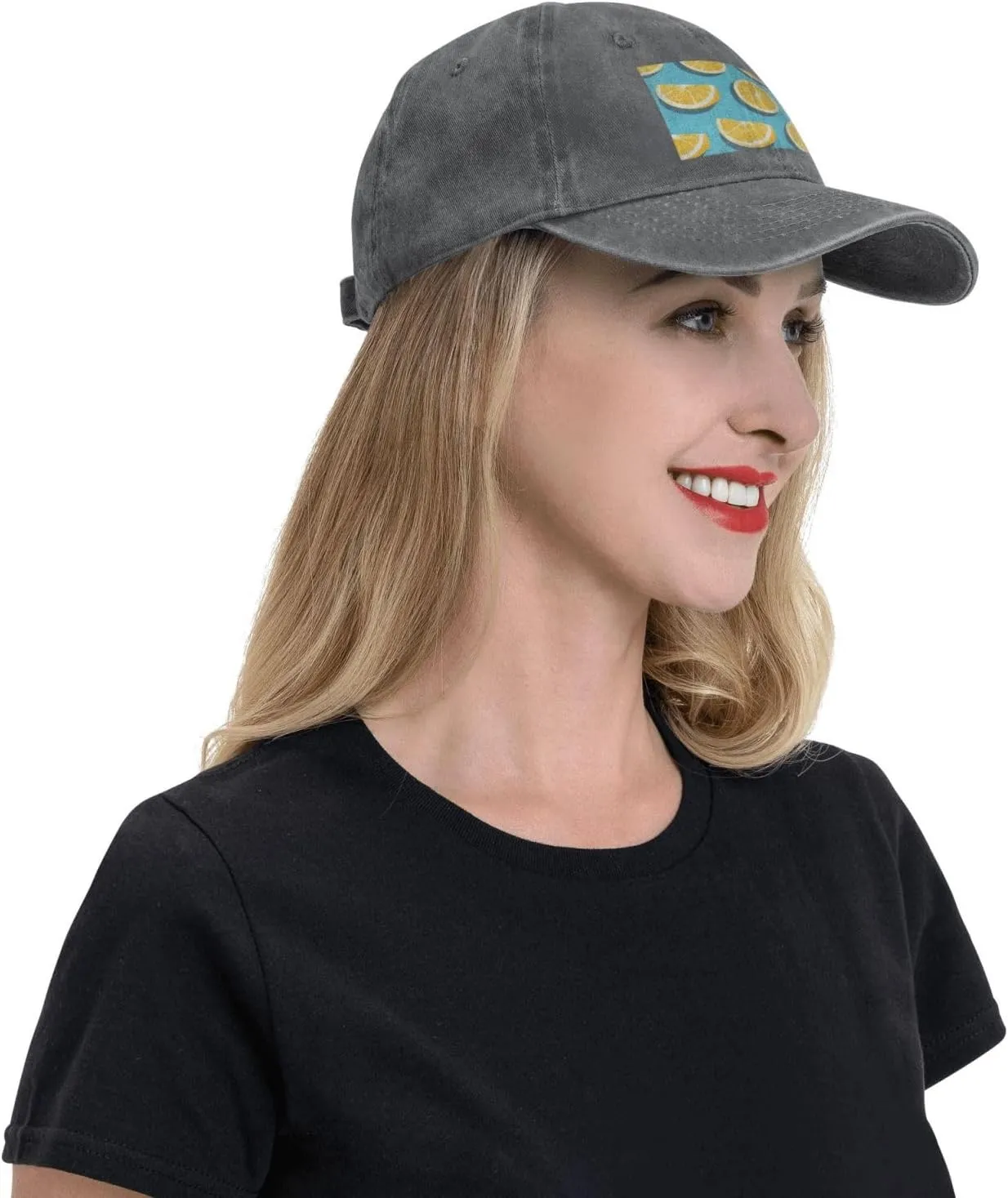Baseball Cap Golf Dad Hat for Men Women Adjustable Baseball Hat Lemon Wedges Trucker Hat Cowboy Cap