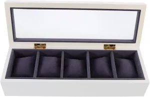 Beaupretty 1pc Elegant Watch Storage Box Slot Matte Watch Organizer Soft Cushions for Display and Storage Design for Stylish Home Decor