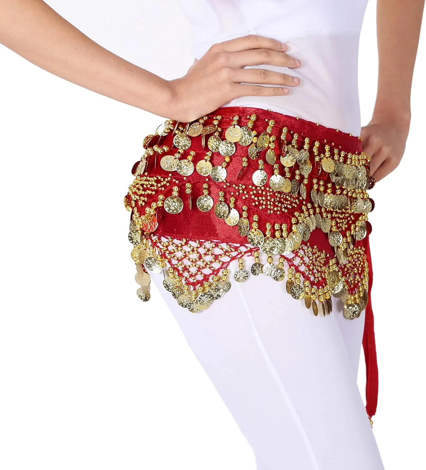 Belly Dance Hip Scarf for Women S/M/L/XL