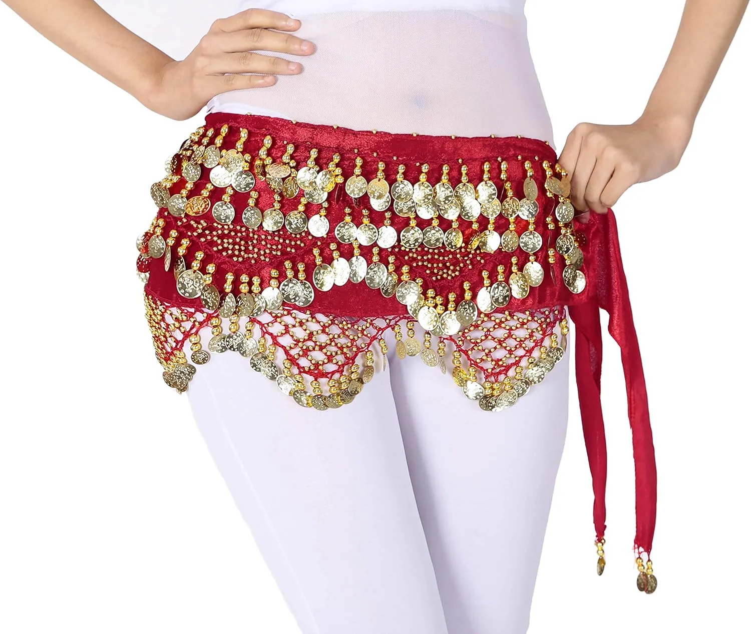 Belly Dance Hip Scarf for Women S/M/L/XL