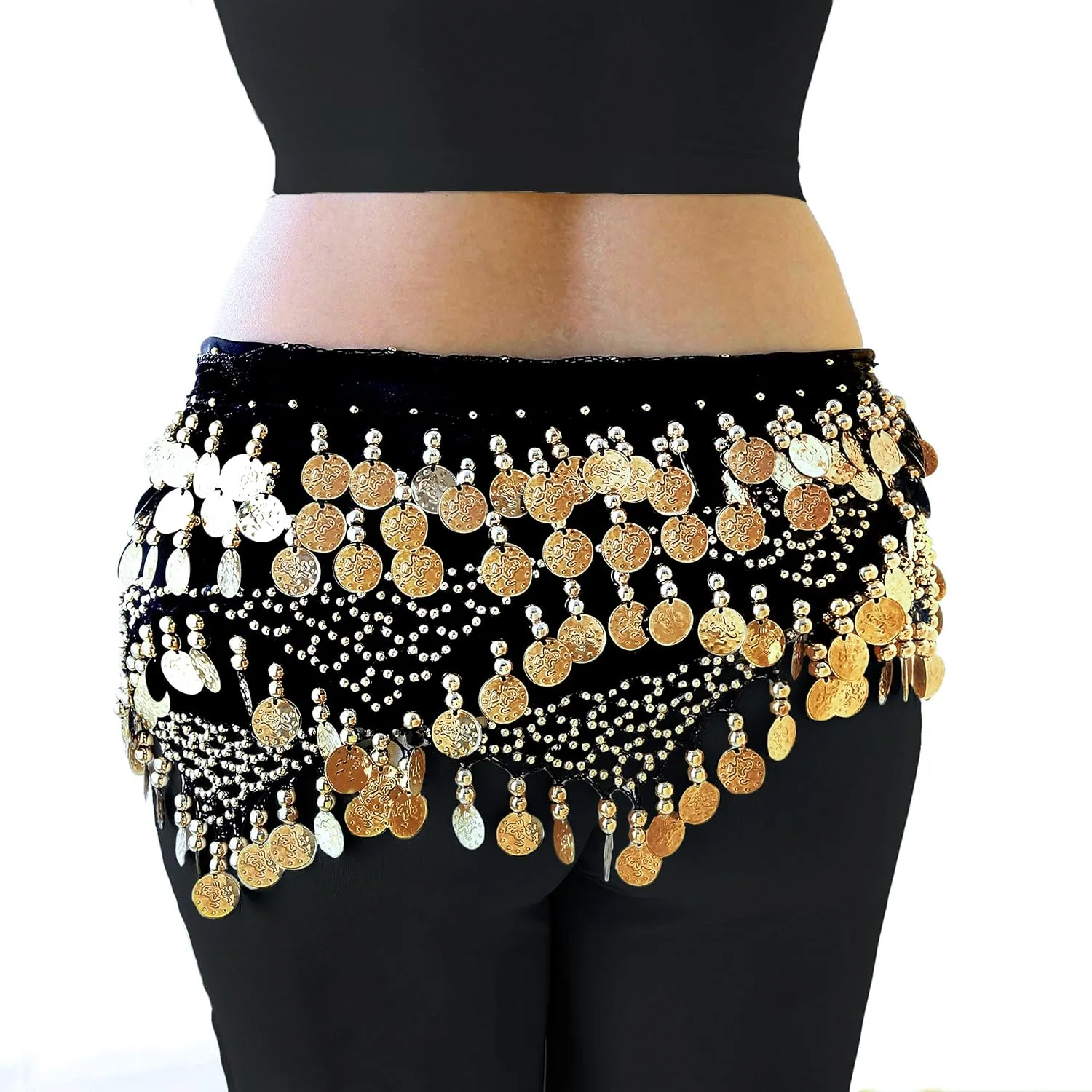 Belly Dance Hip Scarf for Women S/M/L/XL