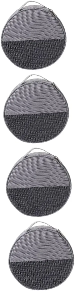 BESPORTBLE Outdoor Tableware Bag Canvas Bag Outdoor Dish Bag Camping Plates Bag Camping Plate Bag Picnic Tableware