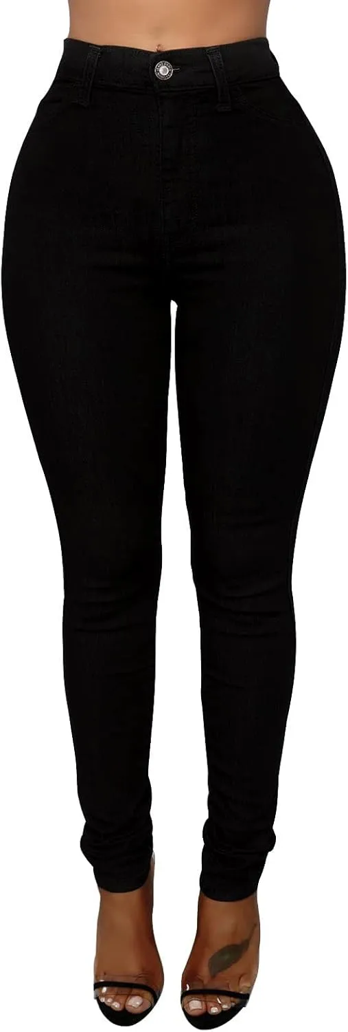 BISUAL Womens High Waisted Butt Lifting Jeans Distressed Stretch Skinny Sexy Colombian Jeans for Women