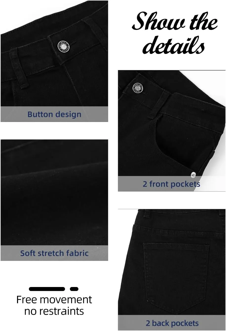 BISUAL Womens High Waisted Butt Lifting Jeans Distressed Stretch Skinny Sexy Colombian Jeans for Women
