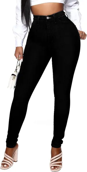 BISUAL Womens High Waisted Butt Lifting Jeans Distressed Stretch Skinny Sexy Colombian Jeans for Women