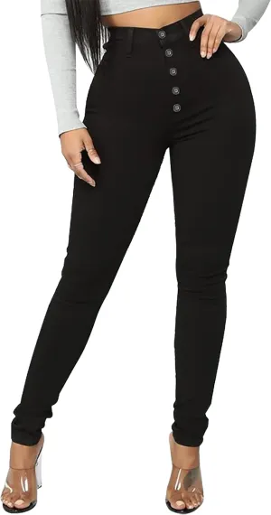 BISUAL Womens High Waisted Butt Lifting Jeans Distressed Stretch Skinny Sexy Colombian Jeans for Women