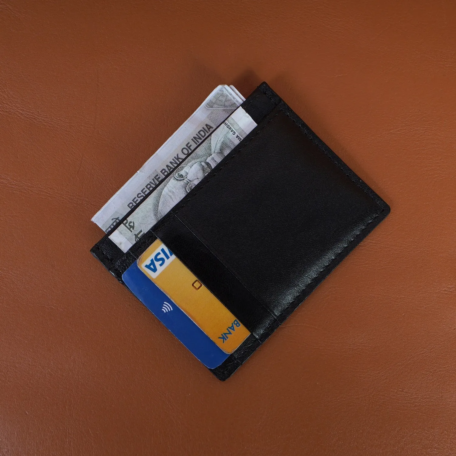 Black Card Holder (Horizontal & Vertical Multi Card Slots)
