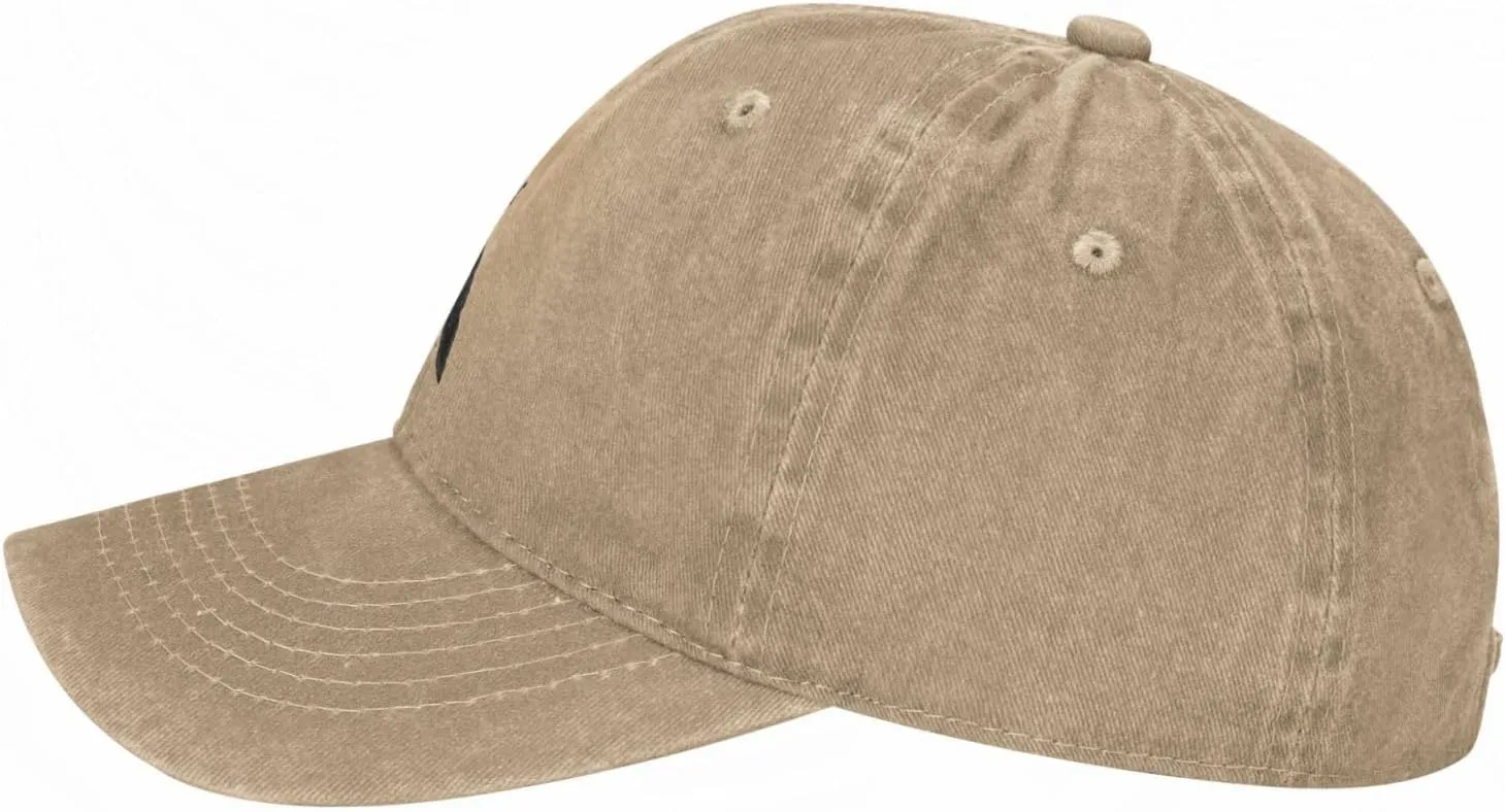 Black Raven Trucker Hat for Men Women Denim Baseball Cap Dad Hat Golf Hats