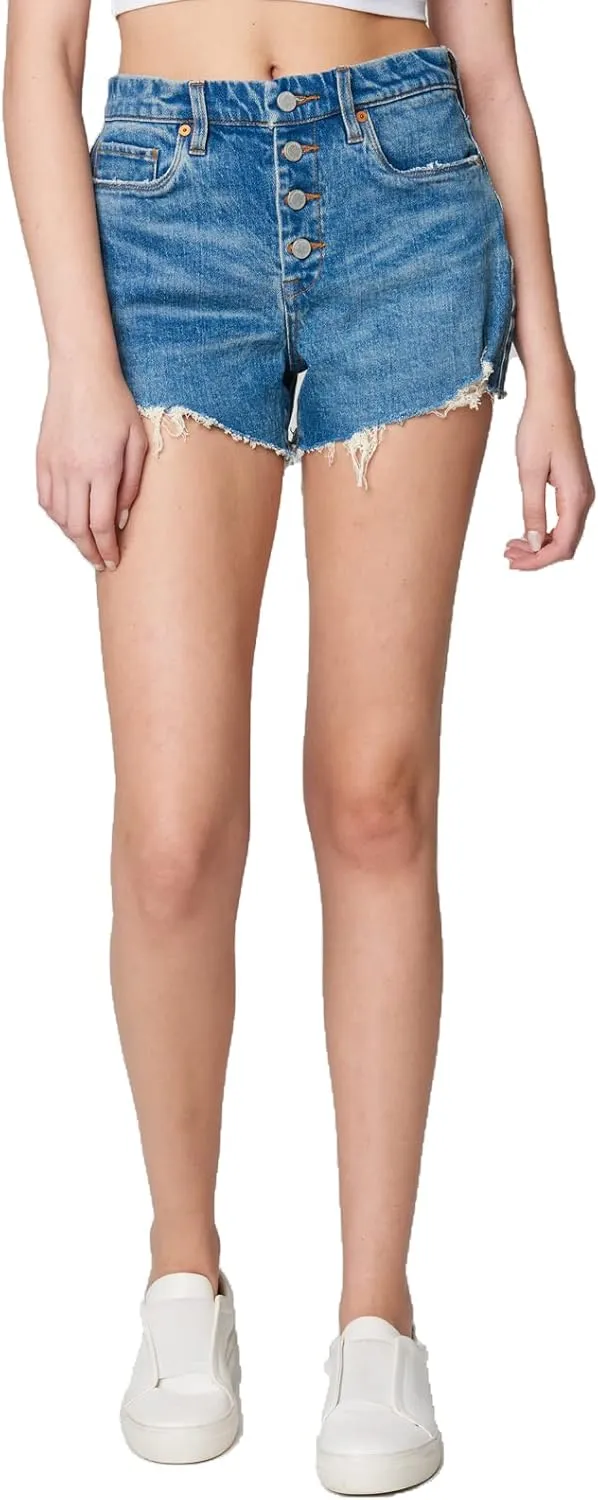 [BLANKNYC] High Rise Short with Exposed Button Fly