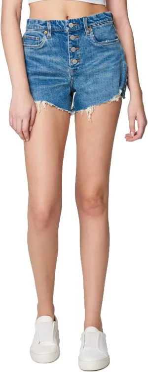 [BLANKNYC] High Rise Short with Exposed Button Fly