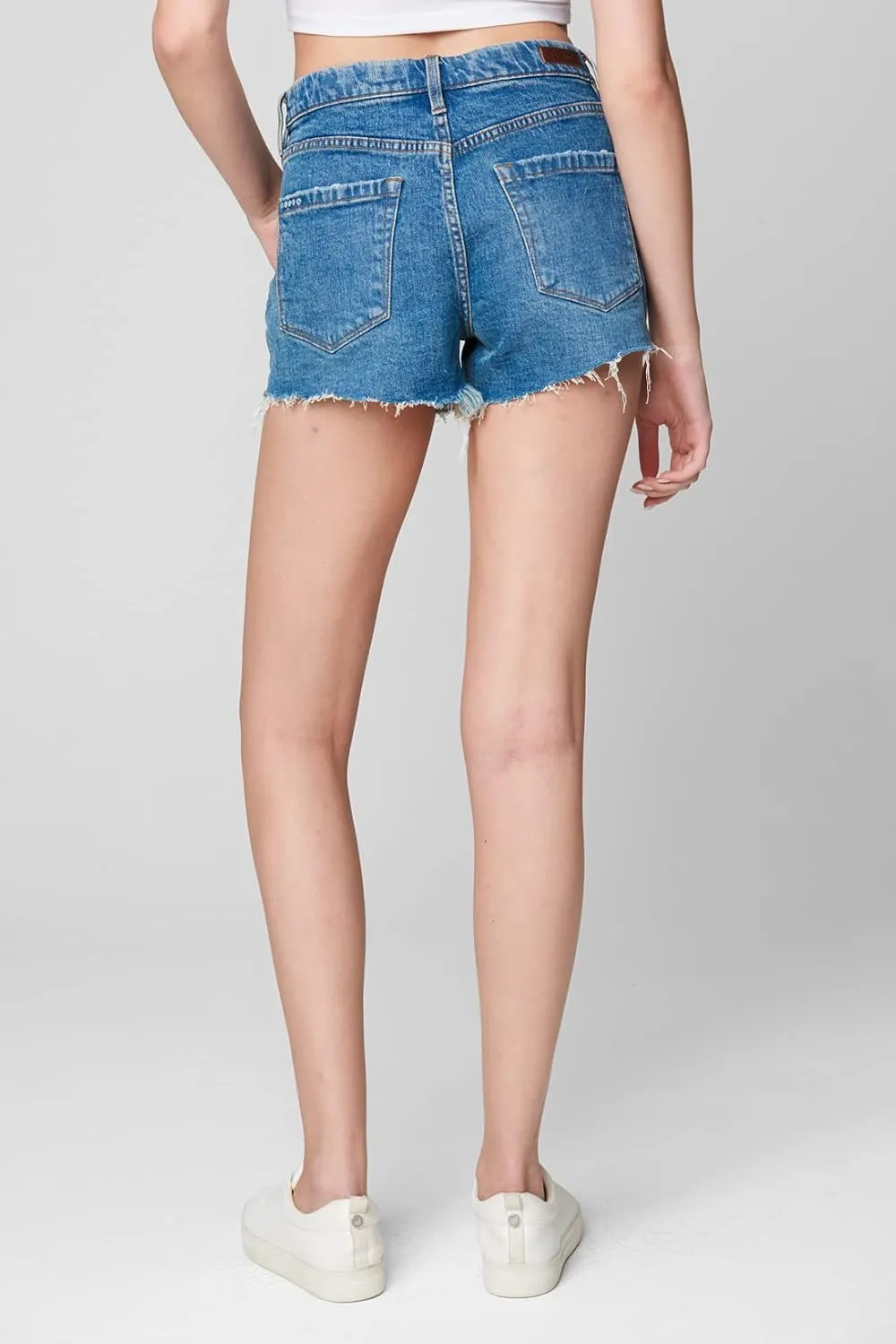 [BLANKNYC] High Rise Short with Exposed Button Fly
