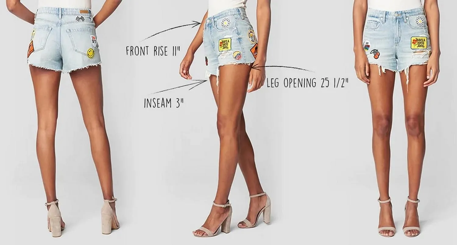 [BLANKNYC] Womens Luxury Clothing Barrow Denim Jean Short
