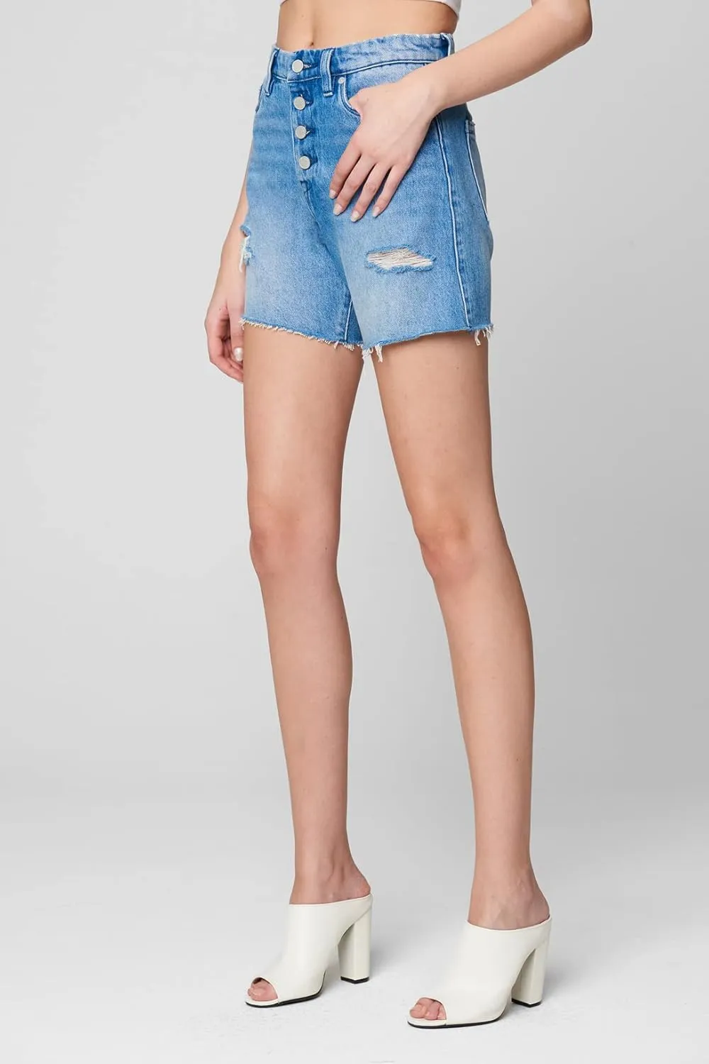 [BLANKNYC] Womens Luxury Clothing Denim Jean Shorts with Pockets, Always in Style, Fashionable & Comfortable, The Warren
