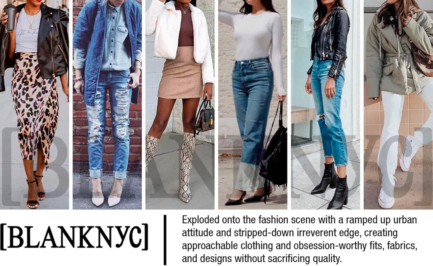 [BLANKNYC] Womens Straight Leg Denim Jeans with Elasitc Side Waistband, Comfortable & Stylish Pants