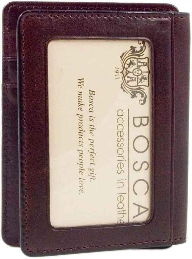 Bosca Men's Old Leather Collection - Front Pocket Wallet