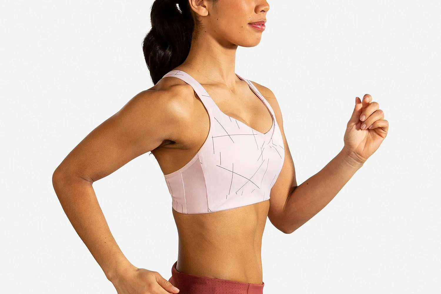 Brooks Women's Convertible Run Bra for High Impact Running, Workouts & Sports with Maximum Support