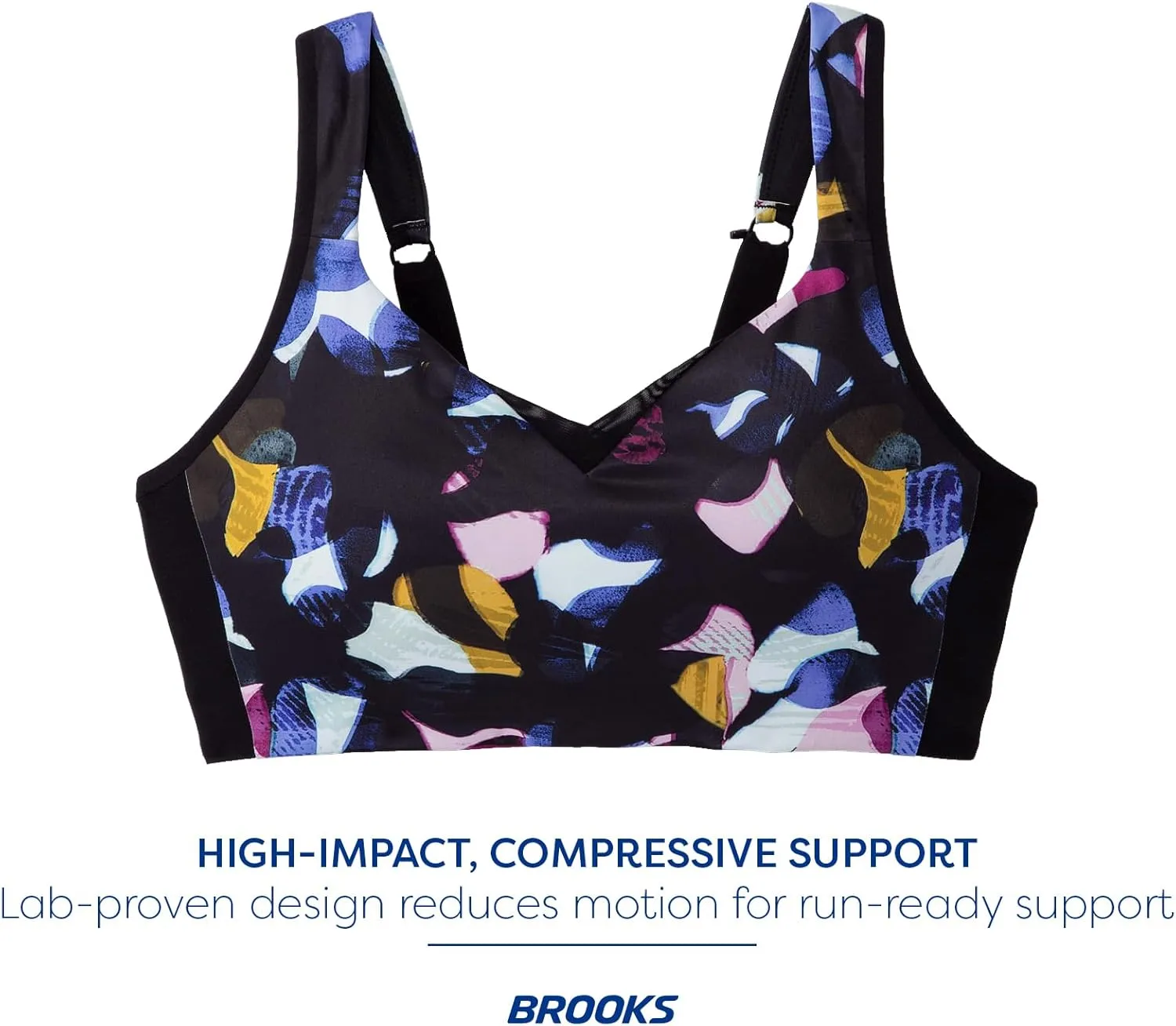 Brooks Women's Convertible Run Bra for High Impact Running, Workouts & Sports with Maximum Support