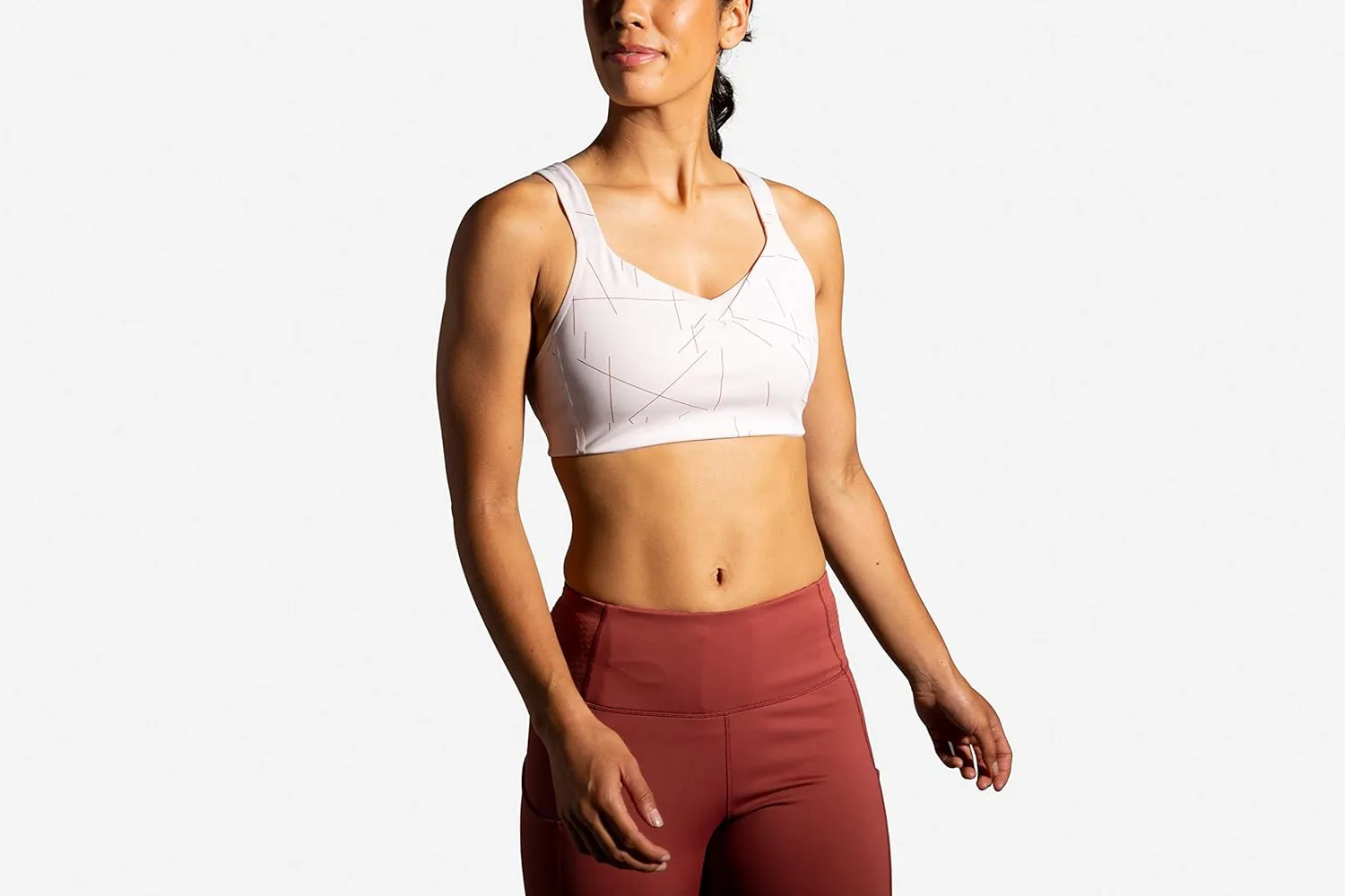 Brooks Women's Convertible Run Bra for High Impact Running, Workouts & Sports with Maximum Support